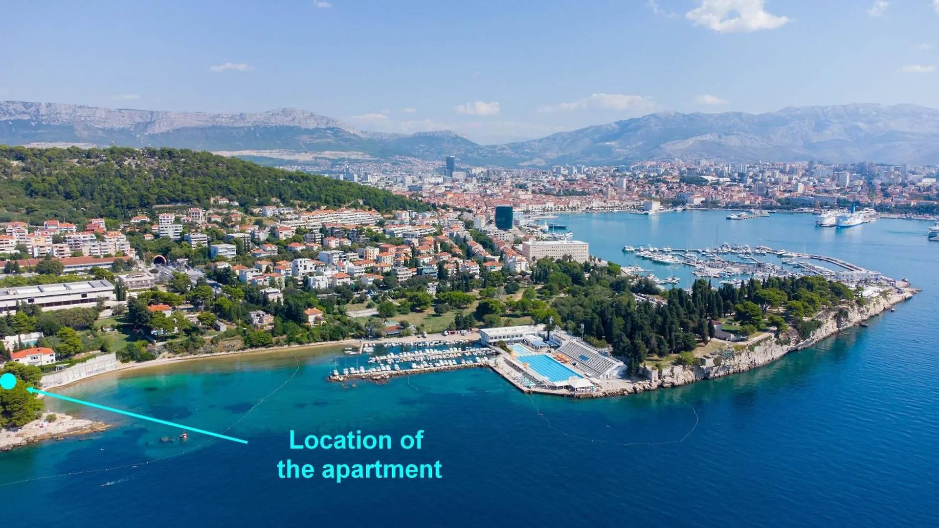 Beachfront Apartment Drazen With Patio & Parking Split