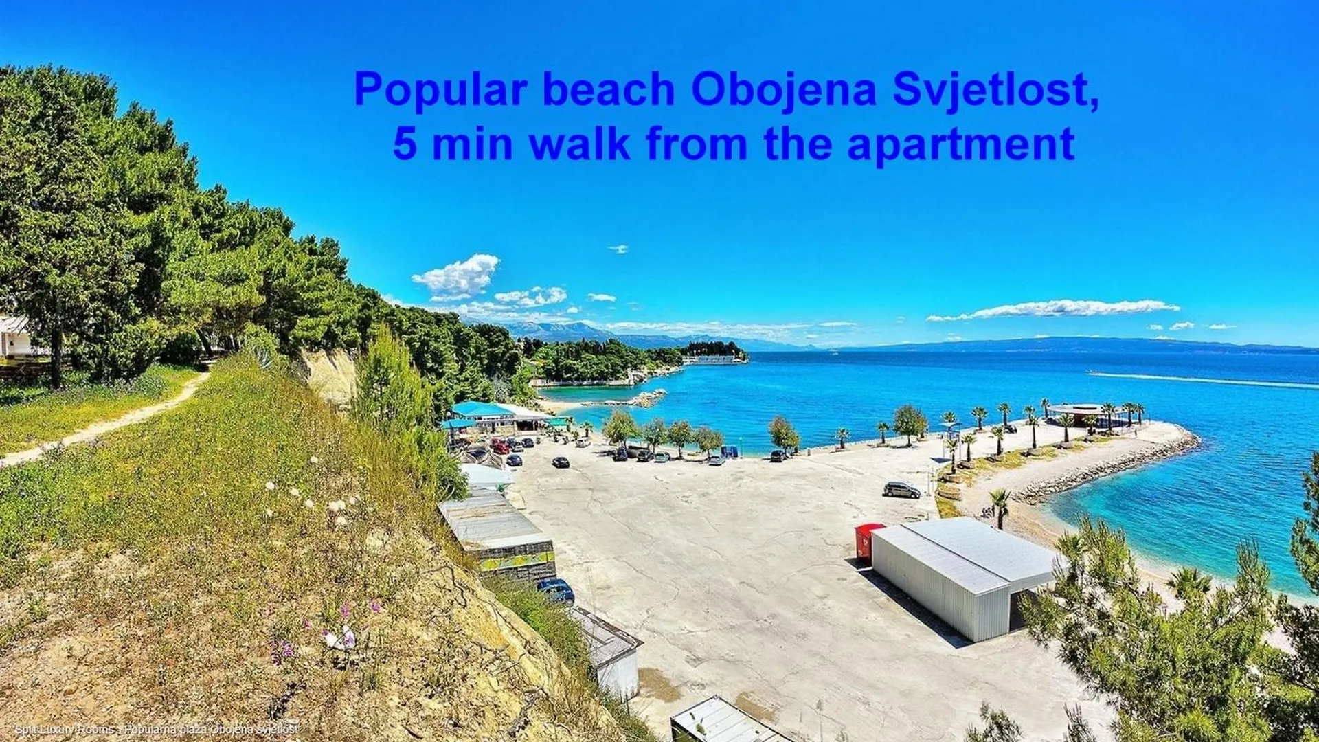 Beachfront Apartment Drazen With Patio & Parking Split